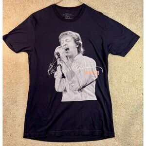 PAUL McCARTNEY Tour 2016 Black T Shirt Large Concert Music Band One On One
